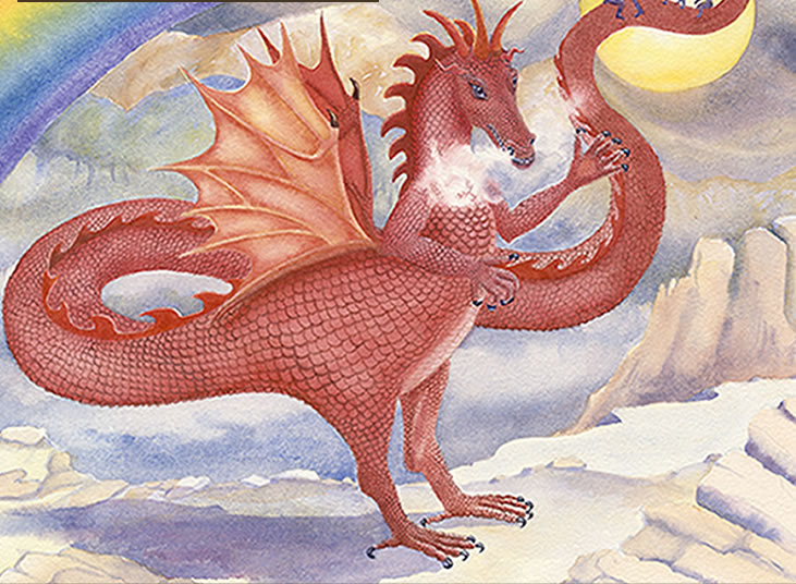 Beyond this point there be Dragon - By Julie Burgess-Wells